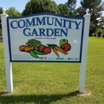 Community Garden sign