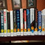 Shelf of new books