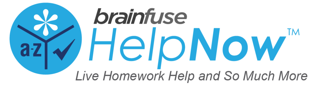 Click to be redirected to HelpNow from Brainfuse.