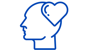 head with heart over it